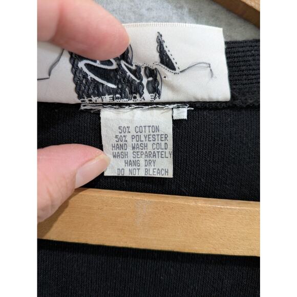 Collection by Shiny NYC Cardigan Womens Black Embroidered Open Front Sweater - Picture 4 of 10